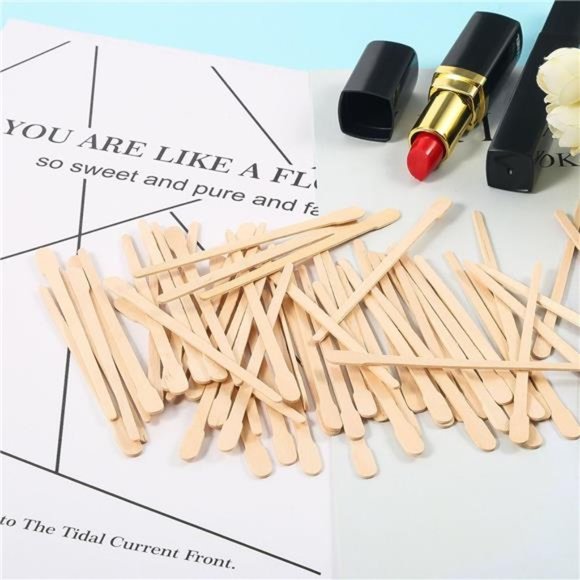 500 Pieces🦋🌈🍓 Brow Wax Sticks Small Wax Spatulas Applicator🎀 - Picture 5 of 7
